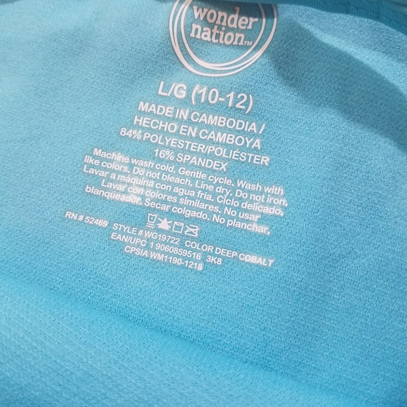 GIRL'S ONE PIECE SWIMSUIT SIZE L (10-12) - Picture 6 of 7